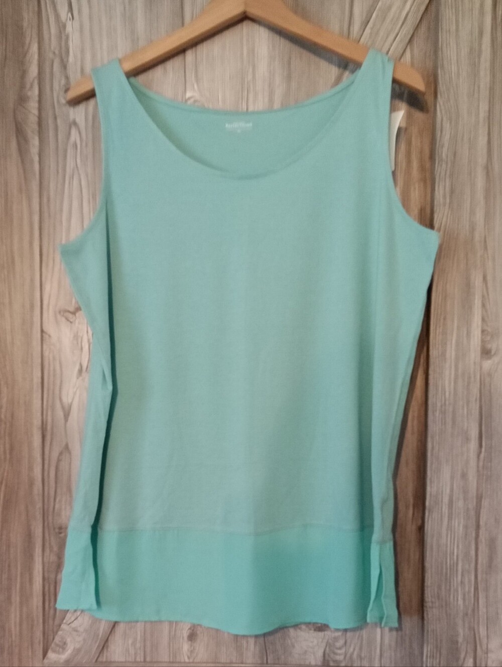 Northern Reflections Light Aqua Sleeveless Tank Top XL